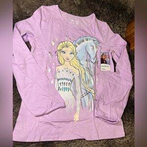 Disney frozen II long sleeve shirt size 10 NEW